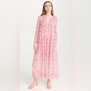 EUC - Free People See it Through Maxi Dress - Size Medium